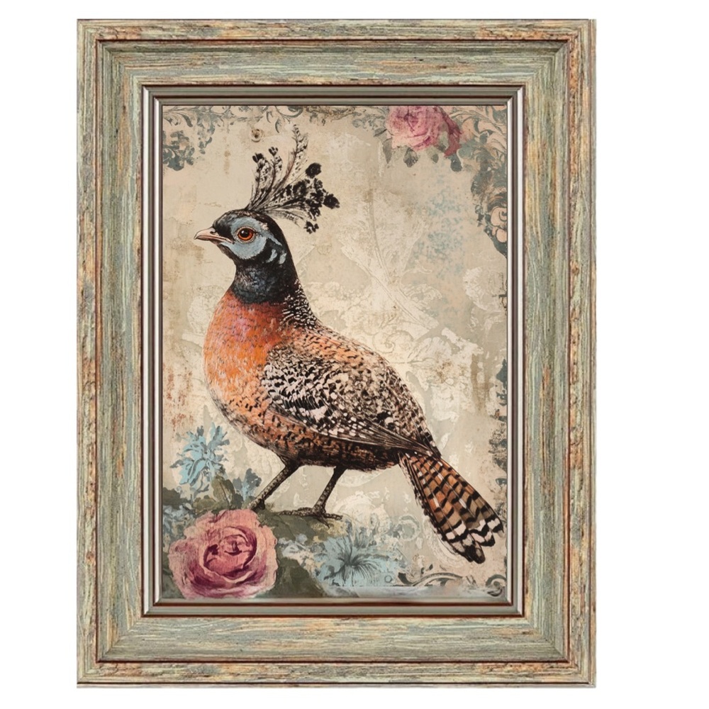 French Country Quail Wall Art